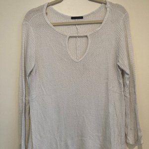 Staccato White Lace Sweater